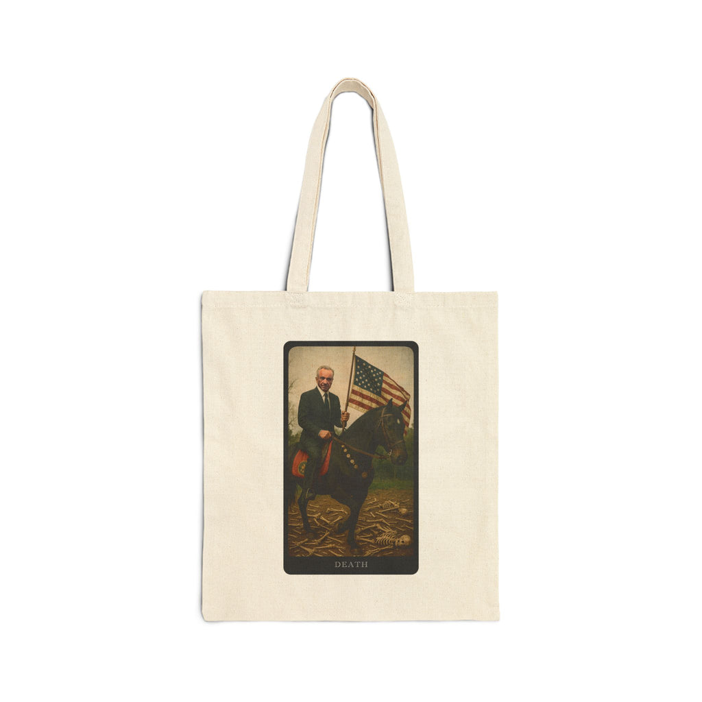 MERICA Tarot: Death Cotton Canvas Tote Bag