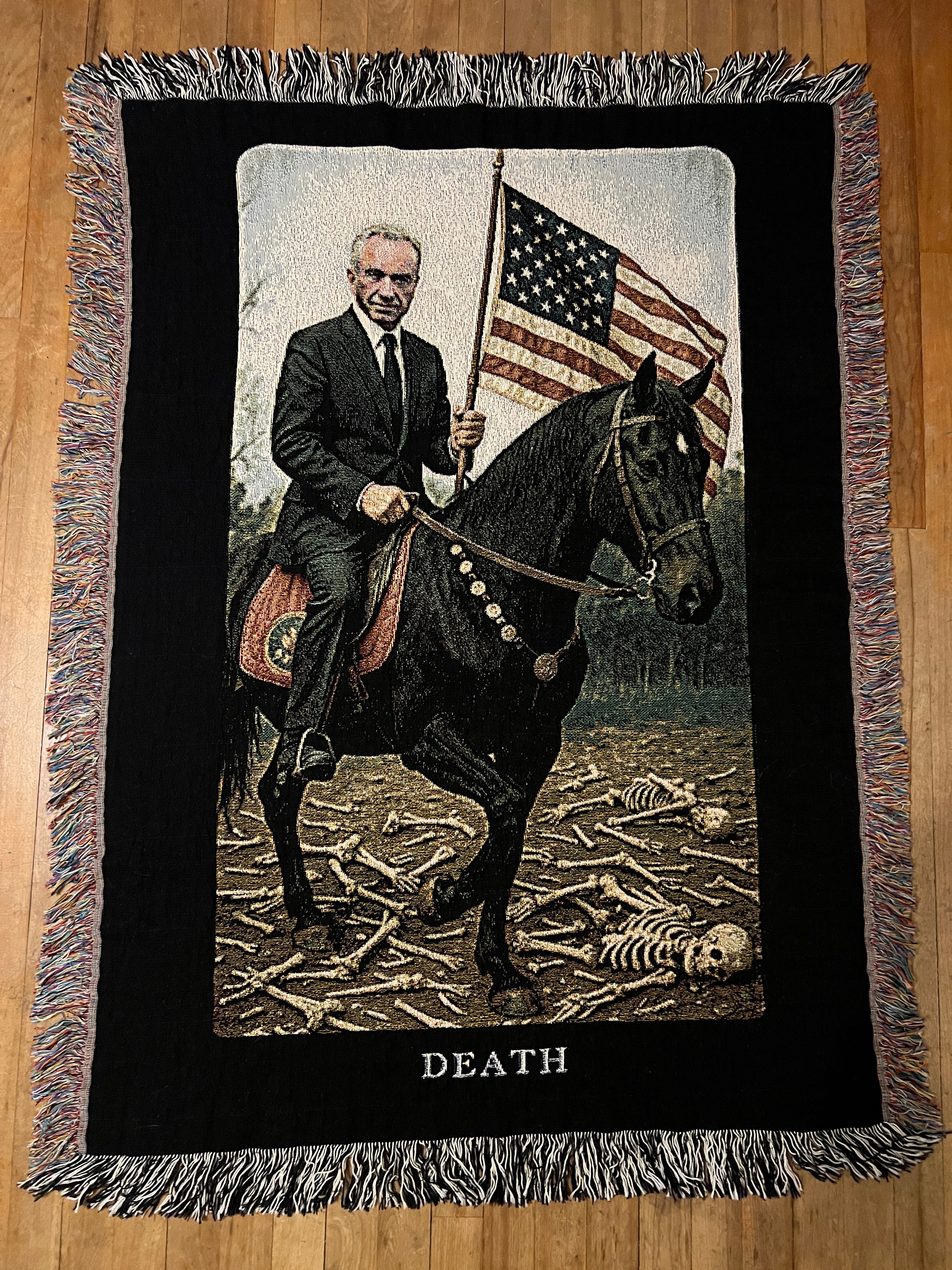MERICA Tarot: Death Woven Blanket